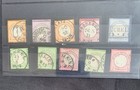 Germany Empire Stamps Collection Of 36 Eagles Found In Old Packet