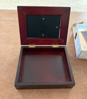 Photo Keepsake Box Nib Home Heritage Frame On Cover Holds 3 5  X 5  Photo