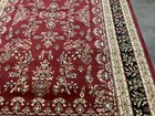 Red   Black 6 -0  X 9 -0  Back Stain Rug  Reduced Price 1172687565 Lnh331b-6