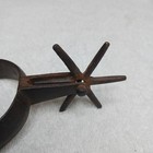 Antique Hand Forged Metal Spur   Rusted Aged Country Farm Western Decor
