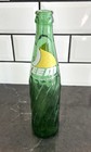 Vintage  1973  Teem  Green Soda Bottle  Swirl Design  Pepsi Cola Product  10oz