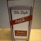 Coca-cola  50s Style Tabletop Metal Napkin Dispenser  have A Coke 
