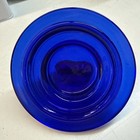 Vintage Planters Mr  Peanut Cobalt Blue Glass Cookie Jar Replacement Lid
