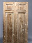 Antique French Double Doors  39x96 75  European Doors  Raised Panel Doors A619