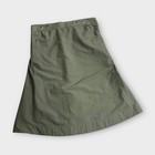 Anthropologie Army Green Midi Skirt Women   s Size S Cotton Grommet Elastic Waist