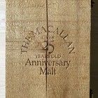 The Macallan Over 25 Years Old Anniversary Malt Leather Belt Wood Box No Bottle
