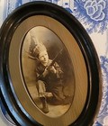 Halloween Photograph Boy Indian Costume 1910 Tom Blanton Orig Frame 7 1 2  5 1 2