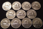 11 Different Canada Nickels Date Set 1971-1981 Roll Beaver Coins Bonus Proof