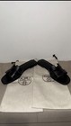 Authentic Hermes Oran Sandals Black Women Eu39 5 us8-8 5 Dust Bags Receipt