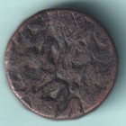Mughal India Mohammed Akbar Dam Rare Copper Coin