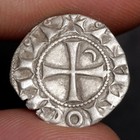 Prince Bohemond Iii Silver Coin Antioch Denier 1163ad Crusader States Crusades