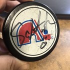 Quebec Nordiques Signed Puck
