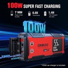 Gooloo 6000a Jump Starter Gt6000 Car Starter With 100w Bi-directional Fast Charg