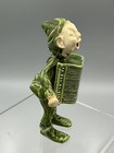 1950s Gilner Pixie Christmas Elf Playing Accordion Vintage Porcelain Figurine