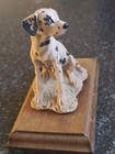 Natures Heritage  1987 Figurine Of Dalmation On Base  discoloured  Signed