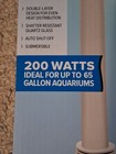 Brand New    200 Watt Top Fin Submersible Aquarium Heater H200 Up To 65 Gallons