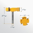 1 4  Shank Slab Flattening Router Bit  2  Dia  1 2  Cut Depth  Cnc Planer Bit