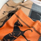 Reversible Horse Print Scarf Shawl Wrap  For Women Oversized Scarves Fall Winter