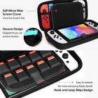 Nintendo Switch oled Carrying Case For 10 Games  Portable Hard-shell Travel Bag