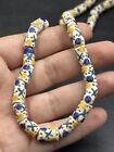 Very Rare Antique Millefiori Rare Shape   Color Old African Trading Glass Beads