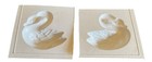 Vintage Wilton Ceramic Mold For Beautiful Swan  Front And Back Molds For Crafts