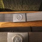Vintage East German Army Combat Belt Nva Ddr Military Metal Buckle Lot Of 6