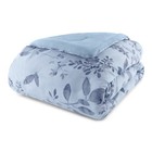 8-piece Twin Comforter Set Reversible Bed In A Bag Blue Floral