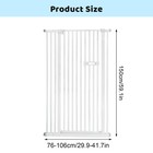 42 baby Gate With Pet Door Dog Cat Child Safety Extra Wide Walk Thru Fence Guard