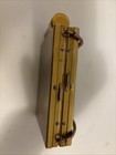 Vintage Gold Dance Case Clutch Purse With Lipstick Holder  Compact  Clip  Comb