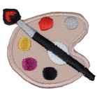 Artist Paint Palette Applique Patch - Art Fine Arts Embroidered Painting Badge