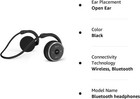 Behind The Head Headphones  Itayak Bluetooth 5 0 Neckband Around Small  Black