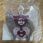 Hard Rock Cafe Denver Rock Angel Guitar Series Pin Winged   Heart