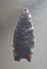 Authentic Modern Reproduction Of Pre 1600 Pacific Northwest Obsidian Arrowhead