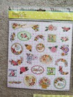 Craft Scrapbook Lot Darice Stickers Hearts Flowers Stars Rub Ons Die Cut Shapes 