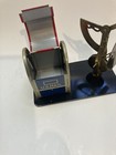 Vintage Metal U s  Postal Scale W  Stamp Holder Scale Brass Japan Made