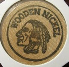 1967 Atchison  Ks Coin Club Wooden Nickel - Token Kansas