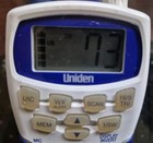 Uniden Atlantis Marine   Weather Radio Transceiver Handheld 2-way Vhf Blue white