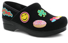 Dansko Professional Clogs Shoes Womens 38 Us 7 5 Black Leather Patch Pro New