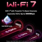 Intel Be200 Wifi7 Bluetooth 5 4 6ghz Wireless Card Pc laptop Set M 2 Adapter