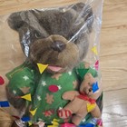 Vtg Teddy Bear  Avon Bedtime Talking Teddies 18  W  Mini Bear 1993 Holiday  read