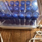 Remington Tight Curls H-21sp Blue Hot Rollers Wax Core 21 Clips