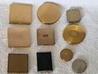 Vntg Lot Of 10 Makeup Compacts Volupte  Elgin  Coty  Goubaud  Chas Of The Ritz