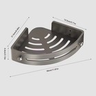 Corner Shower Caddy Shelf Bathroom Wall Mounted Storage Rack Holder With Hook