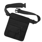 Restaurant Waiter Waitress Belt Bag Adjustable Waist Hip Pouchw  5 Pockets