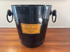Veuve Clicquot Ponsardin Reims France Black Ice Champagne Metal Bucket