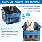 Dog Bike Basket  Soft-sided Pet Bike Carrier With 4 Mesh Windows For Small Do   