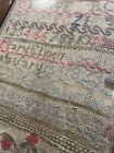 Antique Needlework Sampler 1823 Mary Elwer