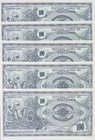 Macedonia 100 Denari 1992 P 4 Unc Lot 5 Pcs