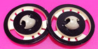 Large Black   White Art Deco Celluloid Vintage Button sold Separately