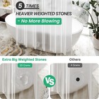 48x72 Shower Curtain Stall  Small Shower Curtain For Shower Stall  Clear